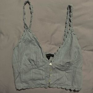 cute baby blue summer tank top :)